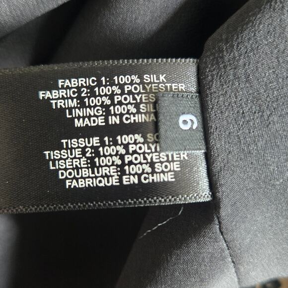 Proenza Schouler Asymmetrical Pleated Top Silk Floral Edgy Chain Women 6 - Picture 12 of 13